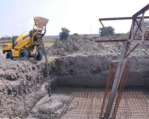 Ajax Fiori Self Loading Concrete Mixer